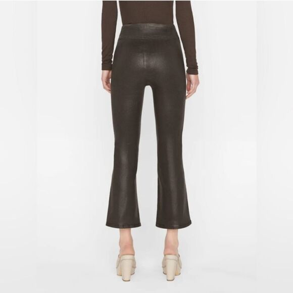 Frame JetSet Crop Mini Boot Cut Jeans in Espresso Coated finish VARIOUS SIZES - Picture 7 of 15
